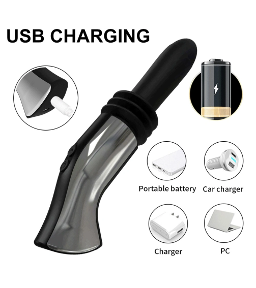 Automatic Massager G-Spot Thrusting Retractable Female Masturbator Sex Machine Telescopic Dildo Vibrator