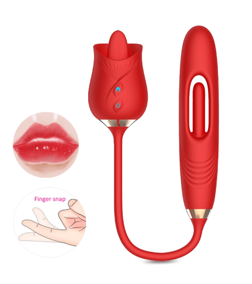 Female Sex Toy Low Noise Rose Vibrator 