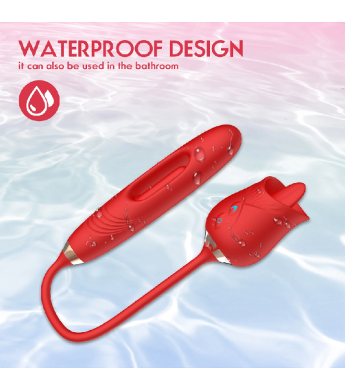 Female Sex Toy Low Noise Rose Vibrator 