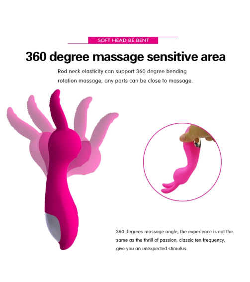 Hot Electric 10 Frequency Rabbit Sex Vibrator Toys for Women Men Vibrator Vagina Stimulator Pussy Products
