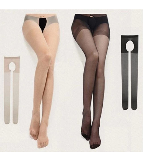 Sexy Women′ S Non-Slip Elastic Black Thigh Lace Fashion Silk Stockings