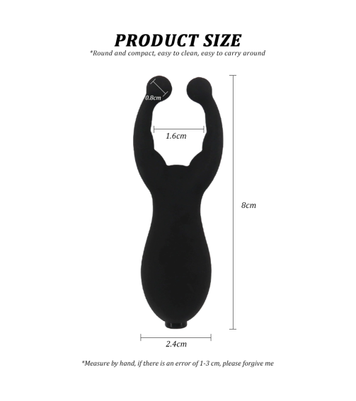 Sex Toys Breast Nipple Clamp Massager Silicone G-Spot Vibrator Vagina Clitoris Stimulation Penis Clip Vibrator