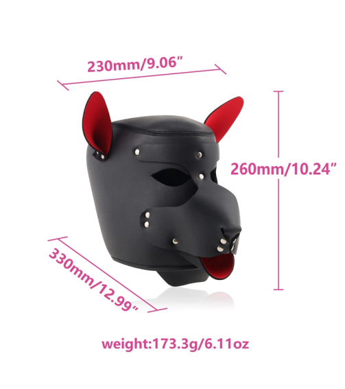 Leather Puppy Cosplay Slave Restraint Bondage Leash Sex Toy for Man Couples Adult Sex Toys Pets Dogmask Fetish Headgear Erotic Hood
