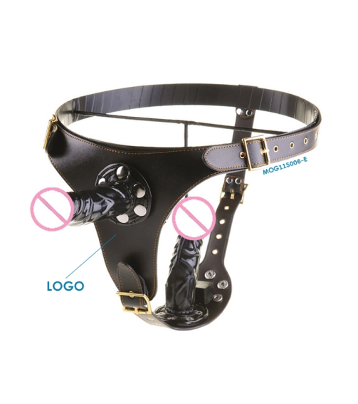 Lesbian Lara Wear Leather Pants Female Masturbator Silicone Simulation Penis Adult Sex Toys Alternative Toys