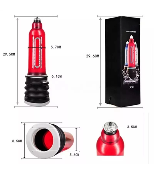 Water Penis Pump PRO Penis Extender Enlargement Pump Dysfunction Vacuum Device Automatic Adult Masturbators Sex Toy for Men Male