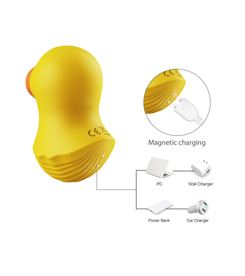 Rechargeable Clitoral Sucking Vibrator Clitoris Nipples Suction Stimulator Adult Sex Toys for Woman