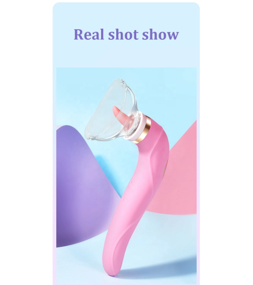 Women Masturbating Clitoris Orgasm Sucking Tongue G Spot Vibrator for Female