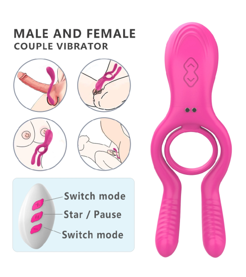 Men Sex Machine Body Massager Portable Vibrating Cock Delay Sex Ring
