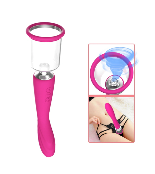 New Arrival Multi Speeds Vibration Sucking Massager Female Breast Pump Pussy Vagina Sucker AV Massage G Spot Vibrator Sex Toy