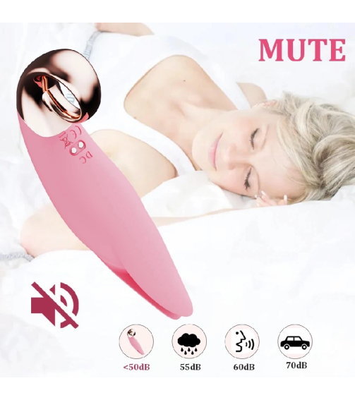 Clitoral & G-Sport Flower Vibrator - Flower Vibrating Dildo, Fluttering Petals, Vibration Programs, Luxury Retaining Ring - Soft Silicone Sex Toy