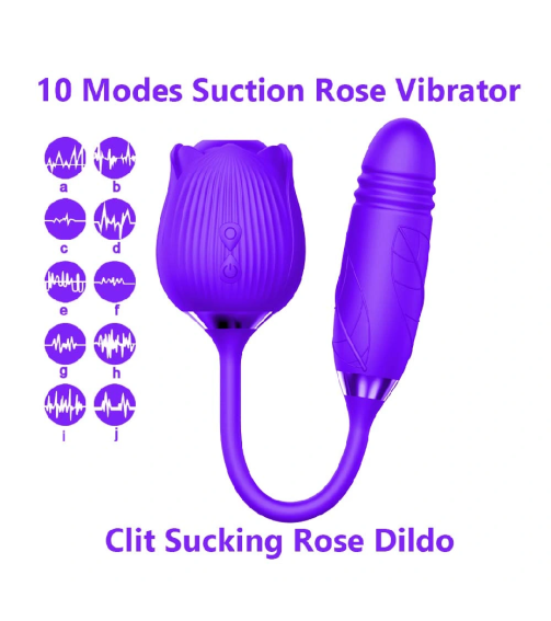 Hot Sale Sucking Vibrator Rose Shaped Rose Tongue Nipple Clitoral Stimulator Sucker Rose Vibrator Sex Toy