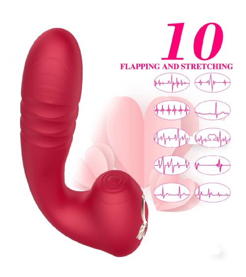 Sex Toy Cute Silicone Squirrel Shape Beating Clit Vibrator Sex Toy for Women